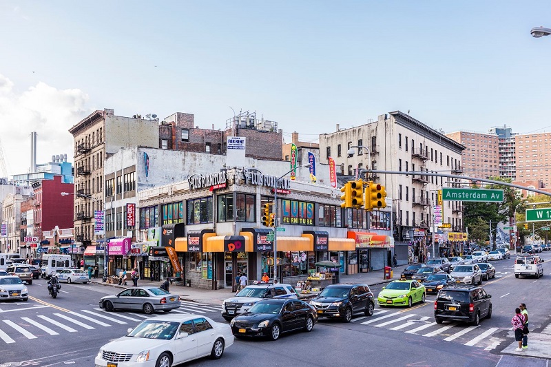 Bairro Harlem em Nova York