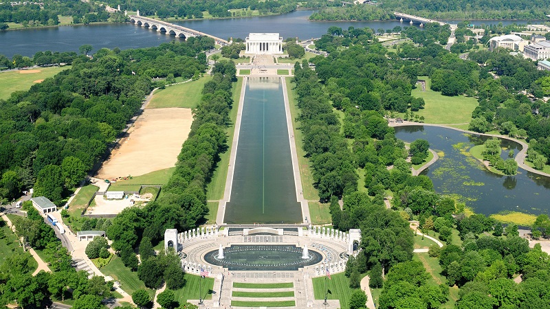 Parque National Mall em Washington