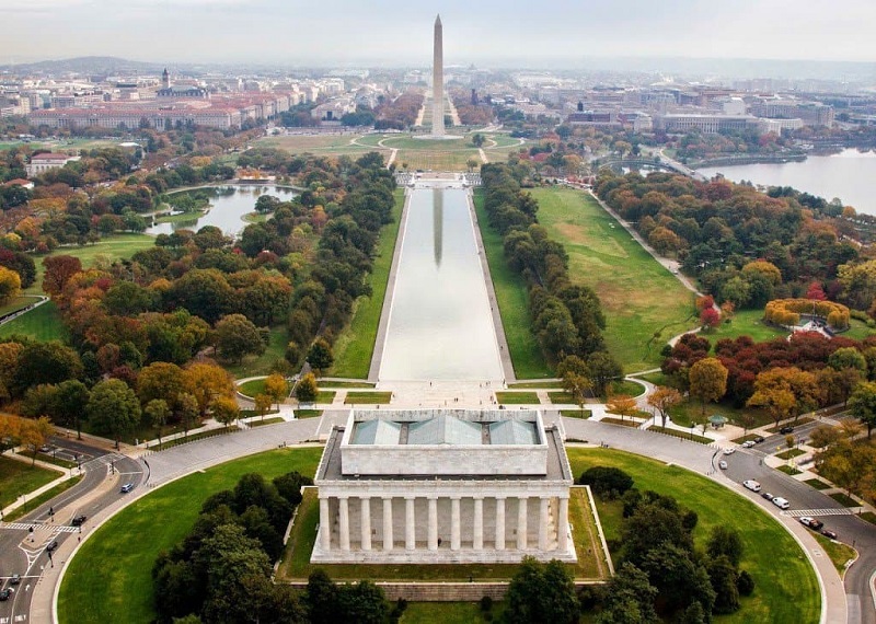 Parque National Mall em Washington