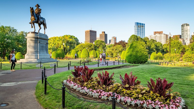 Public Garden em Boston