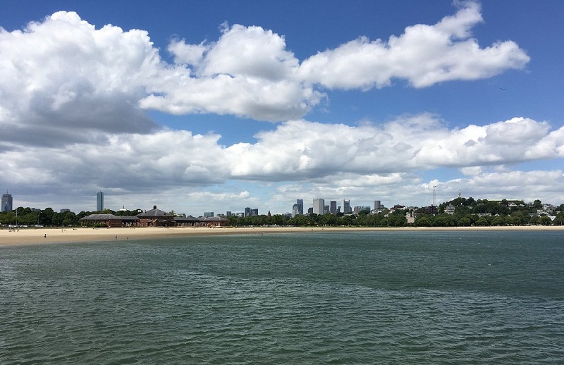 Praia Carson Beach em Boston