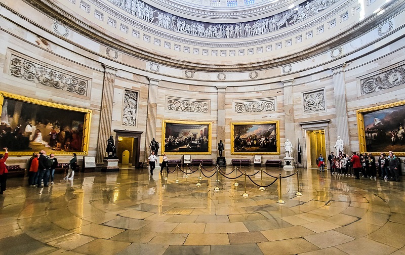 Capitólio dos Estados Unidos em Washington por dentro