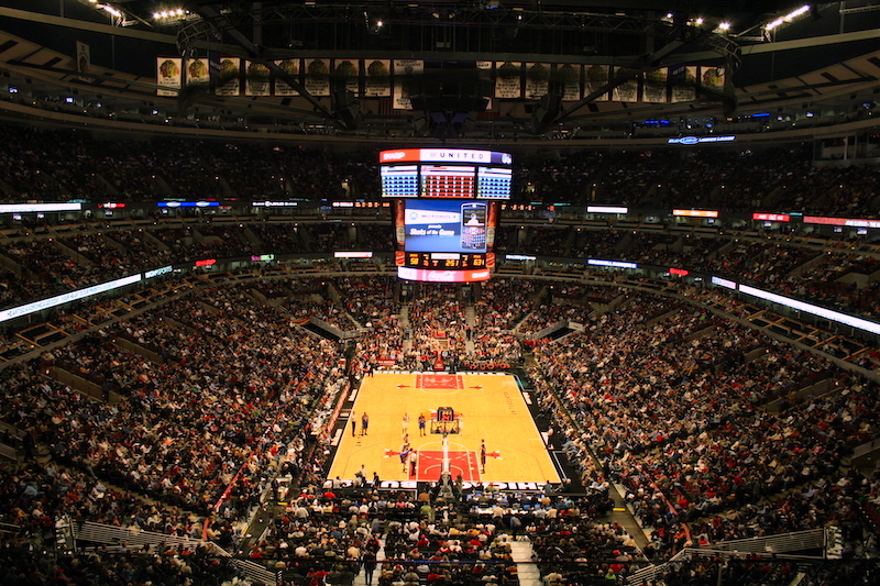 Estádio United Center em Chicago