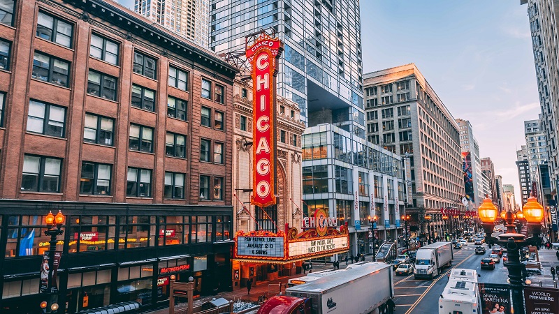 Região de Chicago Loop em Chicago