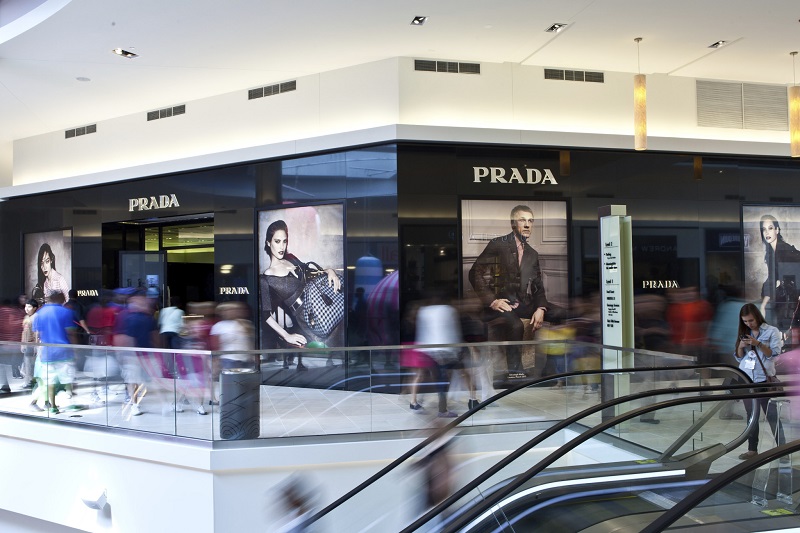 Loja da Prada no Fashion Outlet em Chicago 