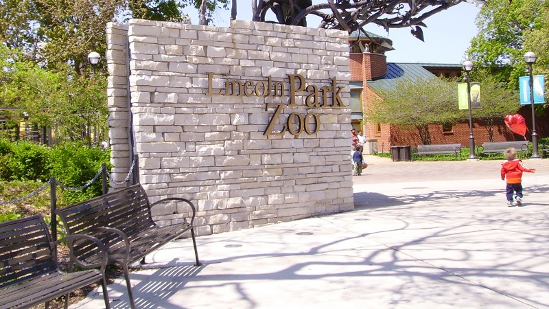 Entrada do Lincoln Park Zoo em Chicago