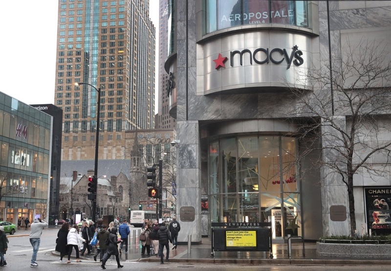 Fachada da loja Macy's em Chicago