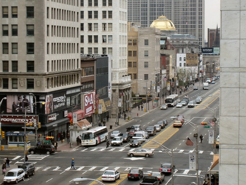 Cidade de Newark em Nova Jersey