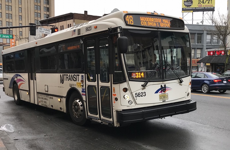 Ônibus em Nova Jersey