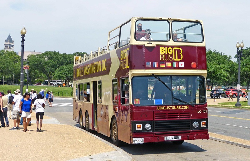 Ônibus turístico em Washington