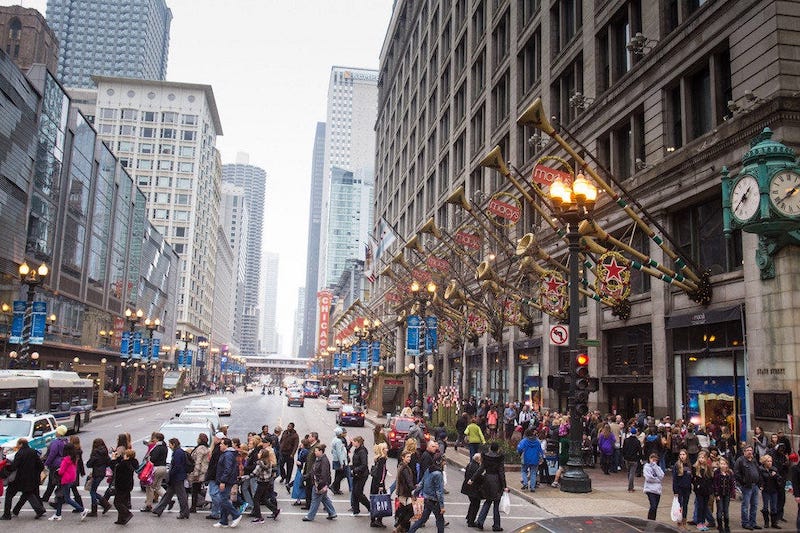 Michigan Avenue em Chicago