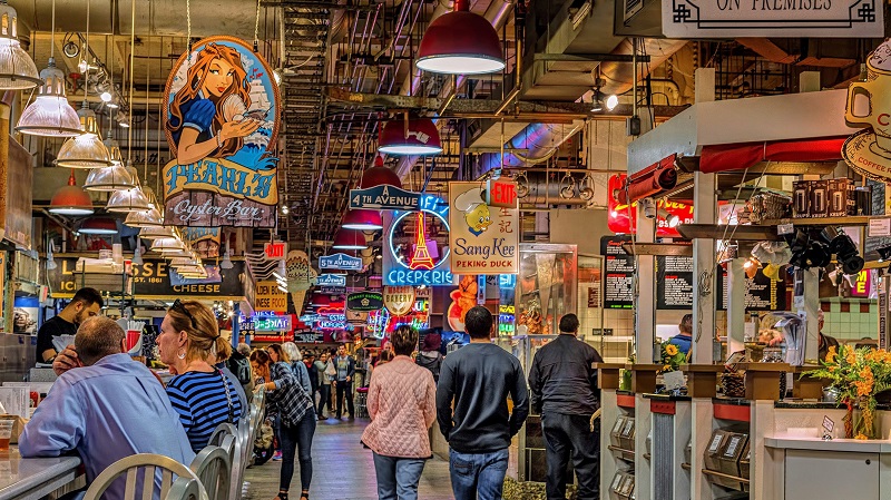 Reading Terminal Market na Filadélfia