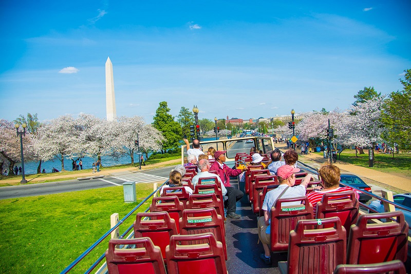 Ônibus turístico em Washington