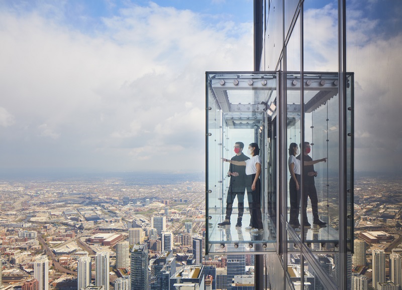 Observatório do Willis Tower em Chicago