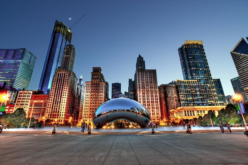 Ponto turístico em Chicago