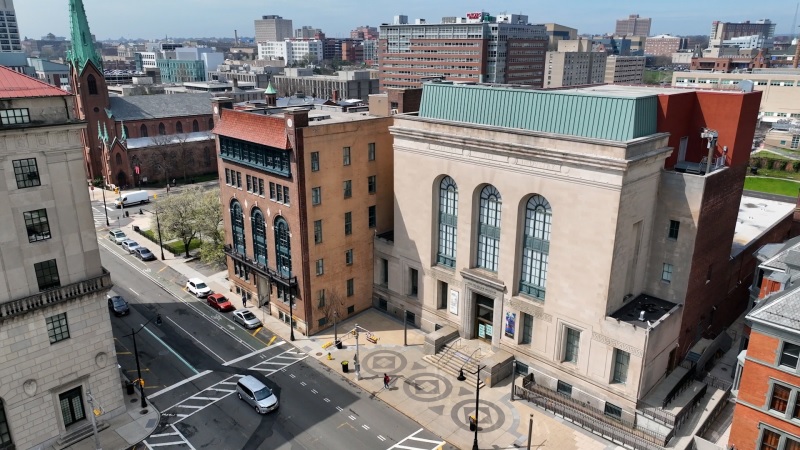 Fachada do Museu de Arte de Newark em Nova Jersey