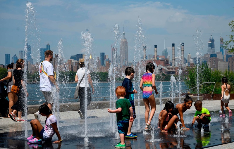 Crianças no verão em Nova York