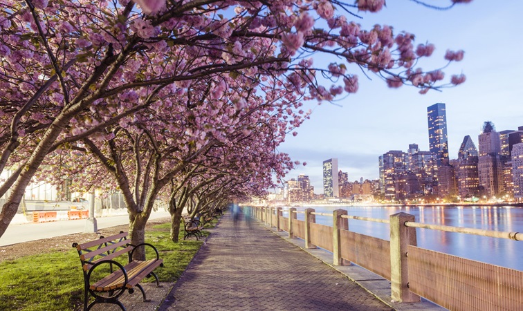 Como é a primavera em Nova York