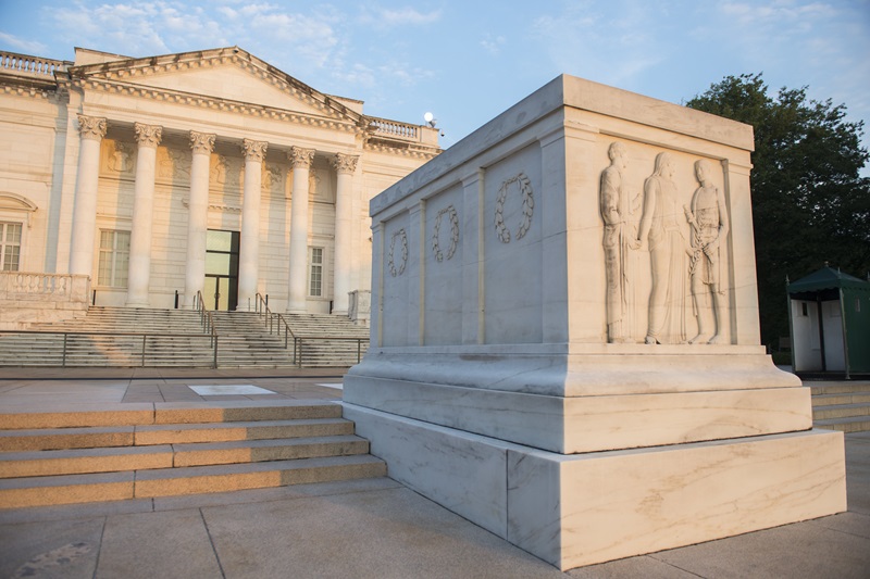 Tomb of the Unknown Soldier no Cemitério Nacional de Arlington