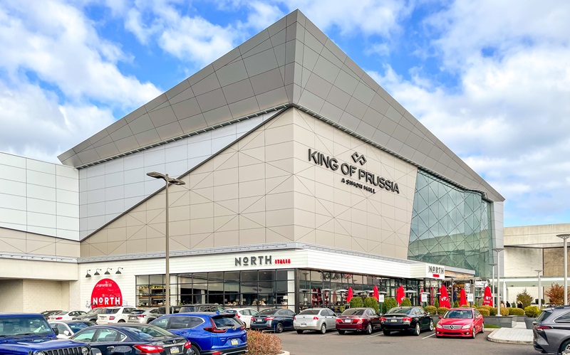 Shopping King of Prussia Mall perto da Filadélfia