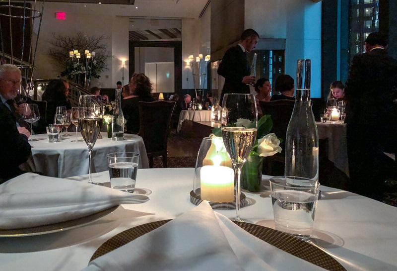 Restaurante Per Se cheio em Nova York