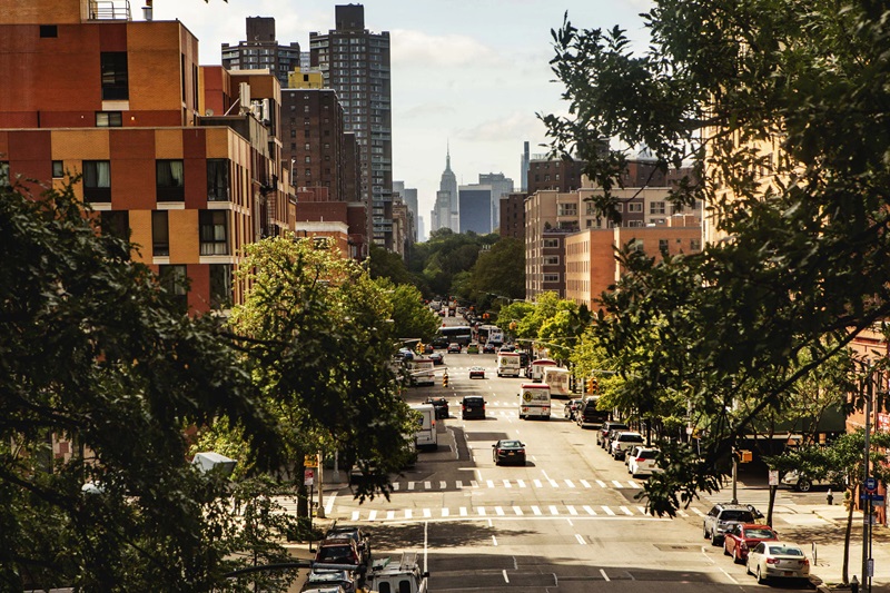 Bairro Harlem em Nova York