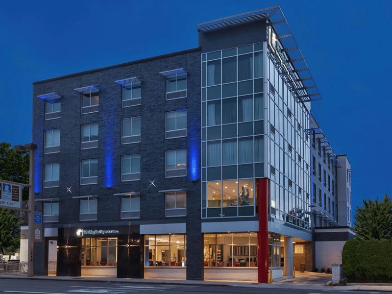 Hotel Holiday Inn Express na cidade de Jersey City em Nova Jersey