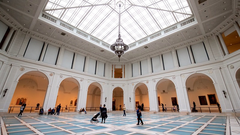 Interior de Museu em Nova York